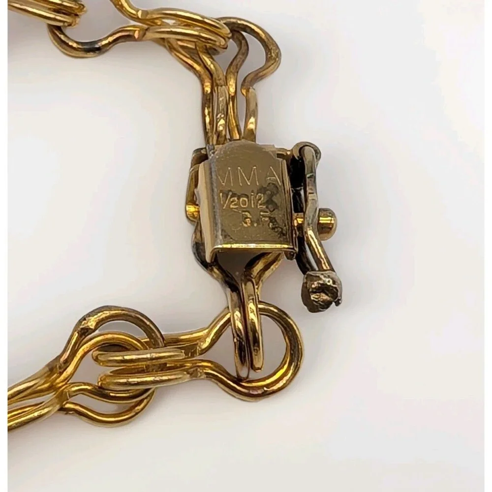 Vintage Gold Filled Chain Bracelet 7 in MMA 1/20 12K
